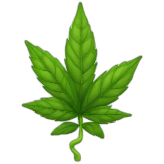 a weed bud emoji