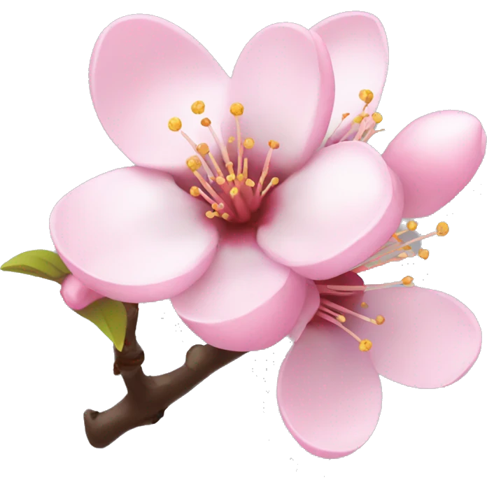 Mini cherry blossom emoji