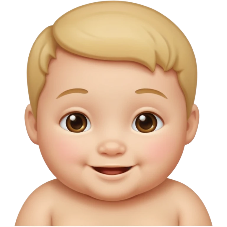 A baby  emoji