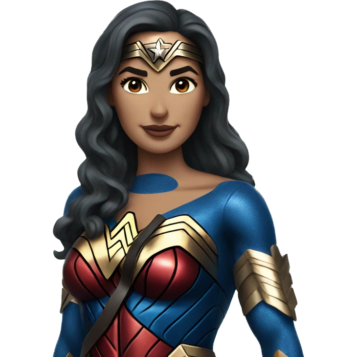 wonder woman blue costume emoji