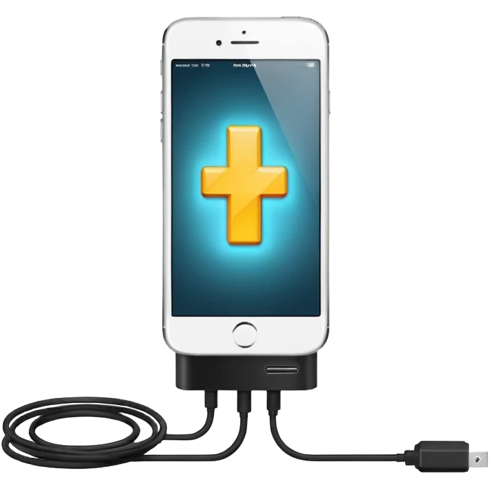 Charging phone emoji