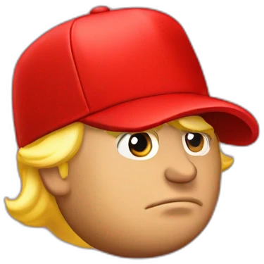 donald trump red hat emoji