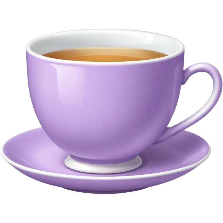 porcelain tea lilac emoji