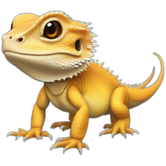 Bearded Dragon Full Body emoji
