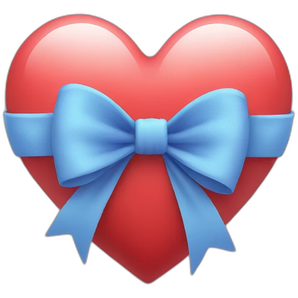 heart with a bow emoji