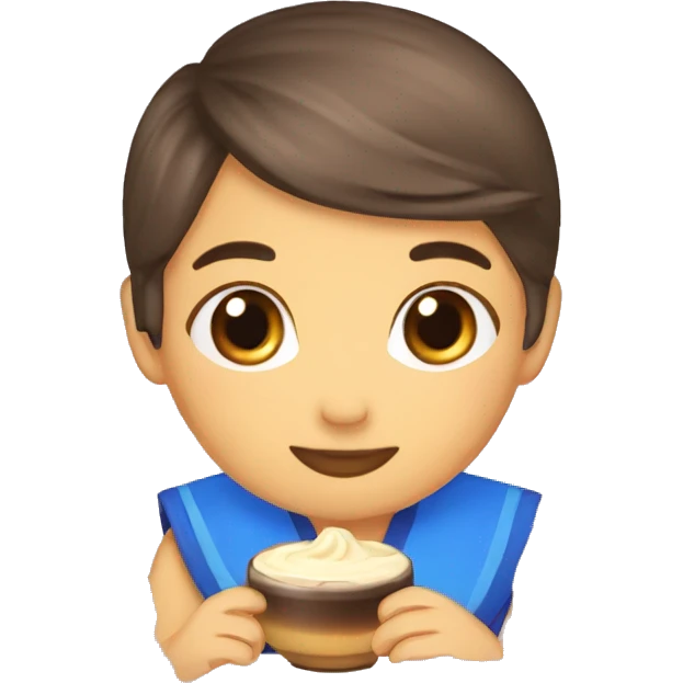Chè pudding bơ mãng cầu emoji