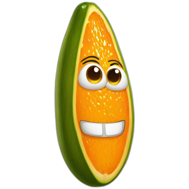 orange-pickle emoji