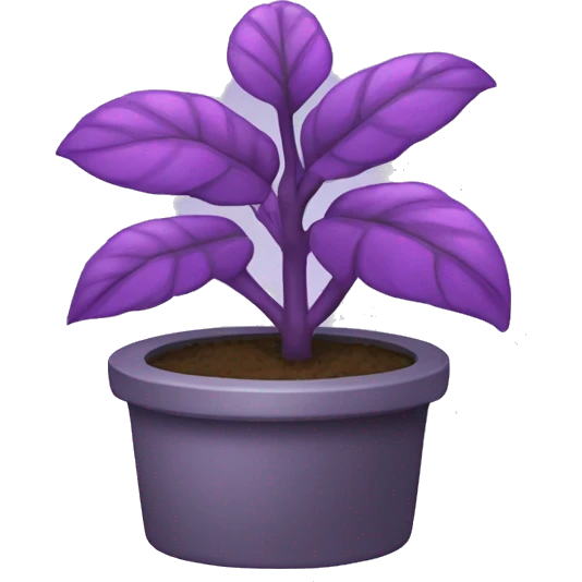 purple music plant emoji