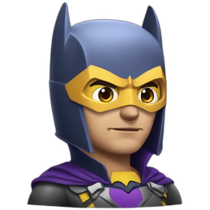 Loup batman emoji
