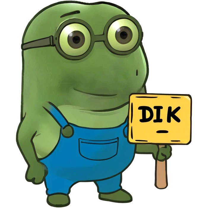 Minion saying idk emoji