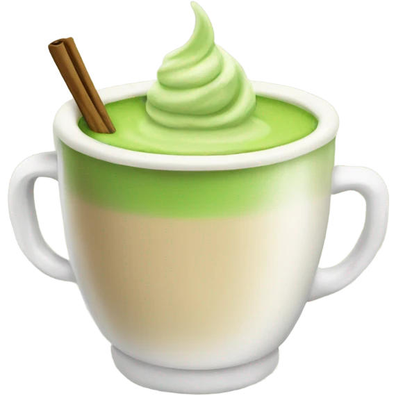 Matcha latte  emoji