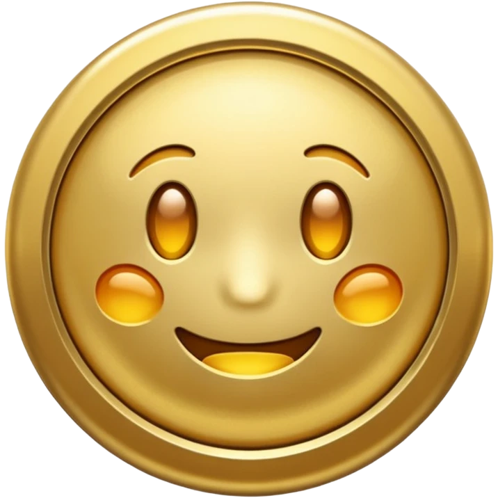 gold button emoji