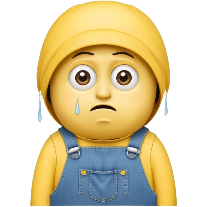 Sad minion  emoji