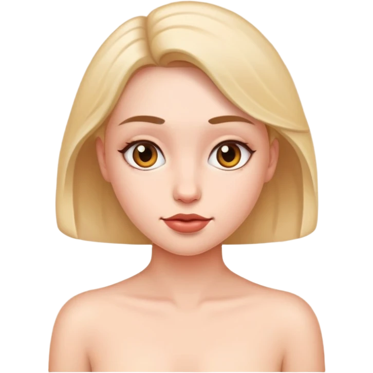 Girl without clothes  emoji