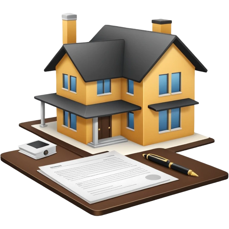 casa moderna con tramites legales emoji