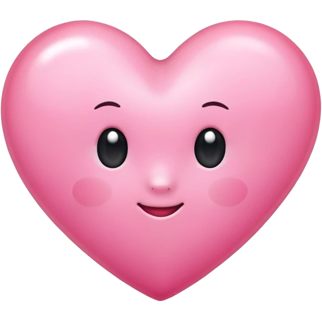 cute pink heart  emoji