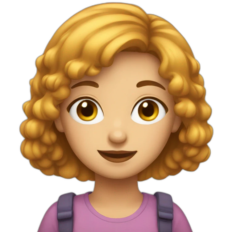 Girl at beacy emoji