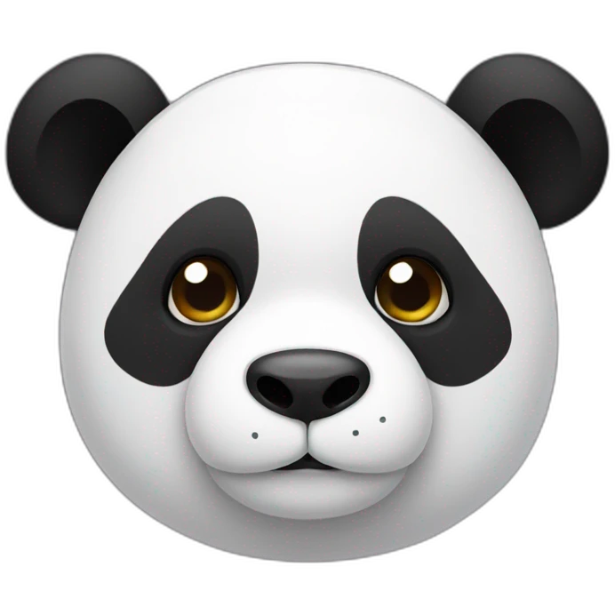 Panda without eyes emoji