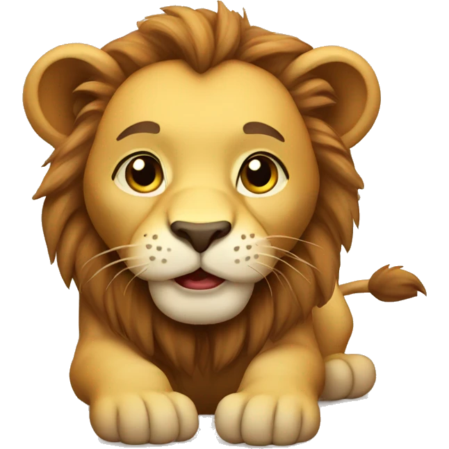 Cute lions emoji