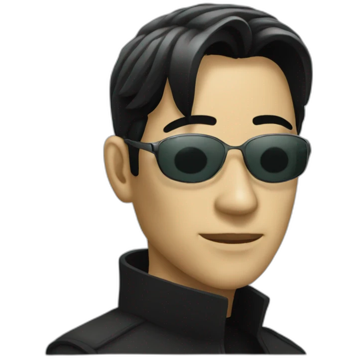 Neo in matrix emoji