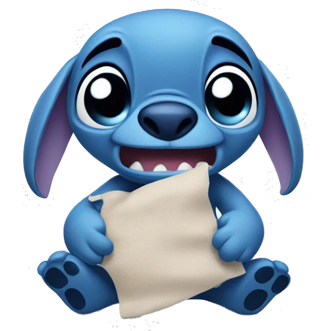 Stitch triste emoji