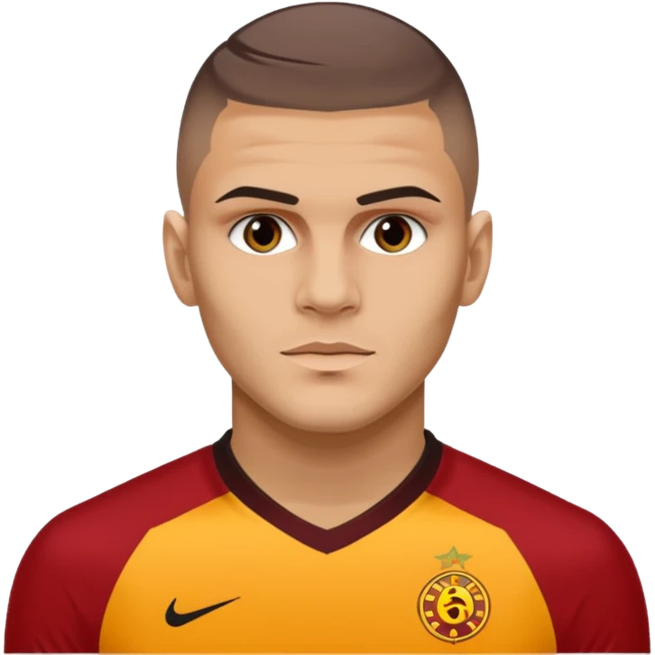 Mauro icardi Galatasaray formasıyla gol sevinci yapıyor emoji