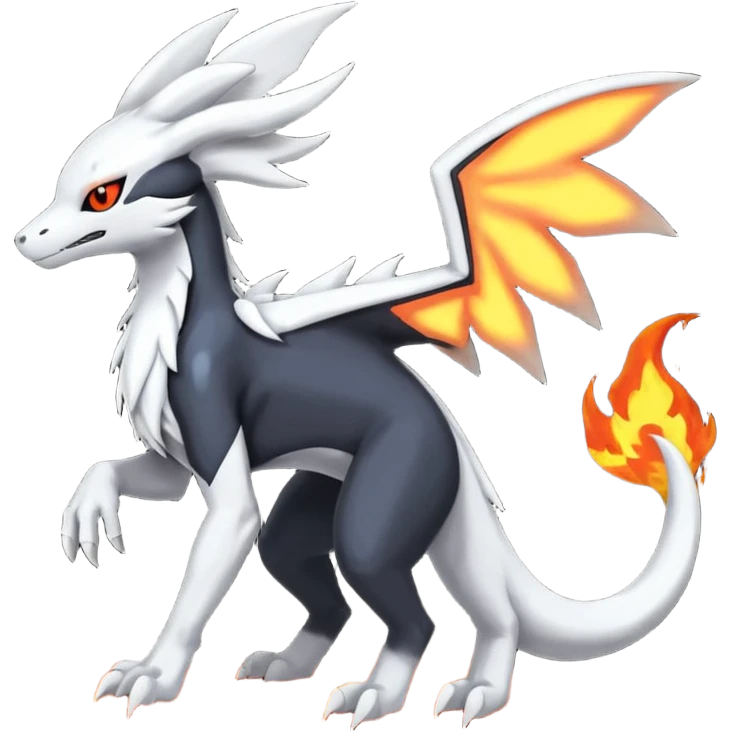 Salandit-Reshiram-Umbreon-Silvally-fusion (full body) emoji