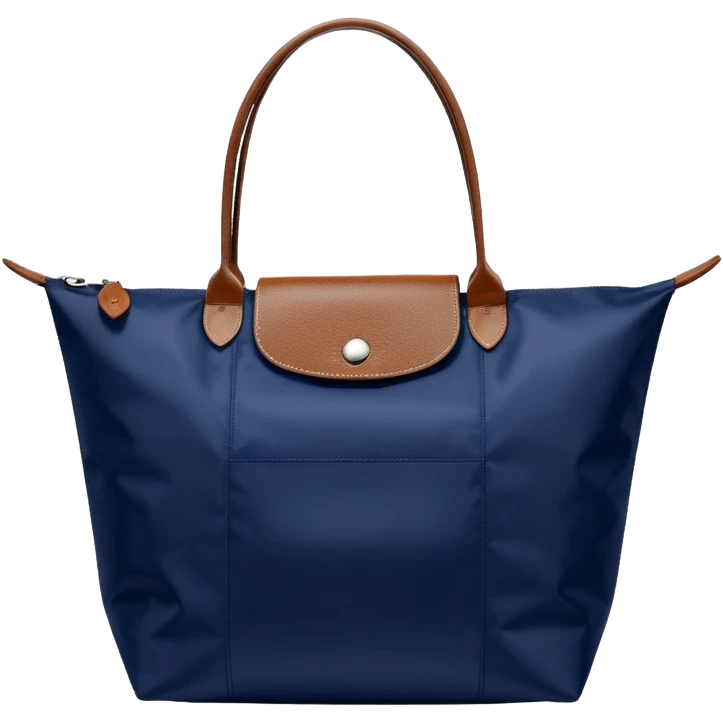 Navy longchamp bag emoji