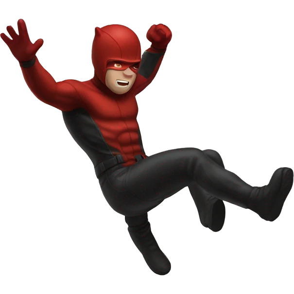 Daredevil falling  emoji