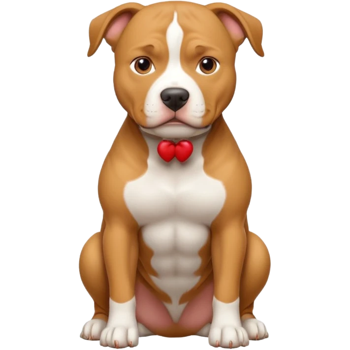 Pitbull grade dog emoji