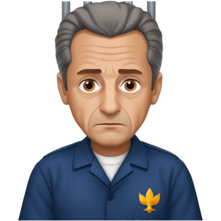 Nicolas sarkozy en prison  emoji
