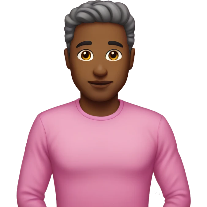 Pink world emoji