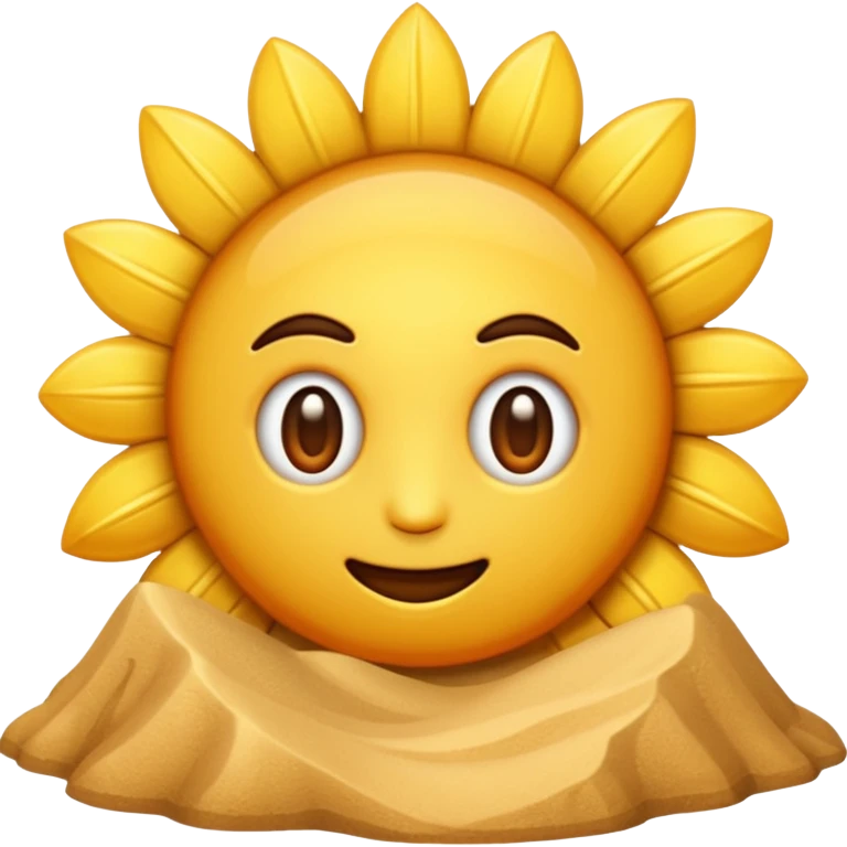 haz un emoji de un desierto caluroso emoji