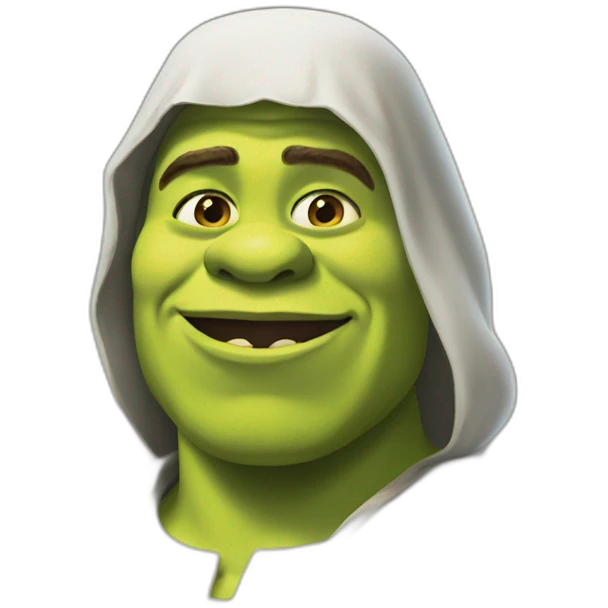 Shrek if he was muslim emoji