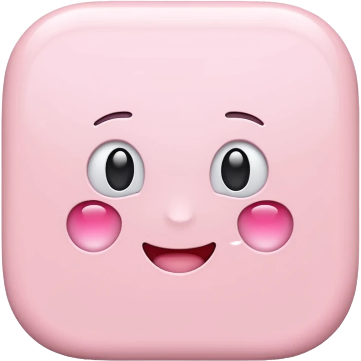 pastel pink iPhone, iOS Apple emoji style emoji