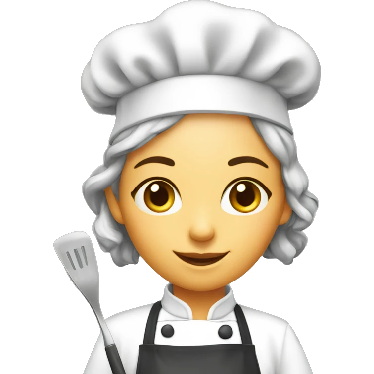 Chef female bring spatula emoji