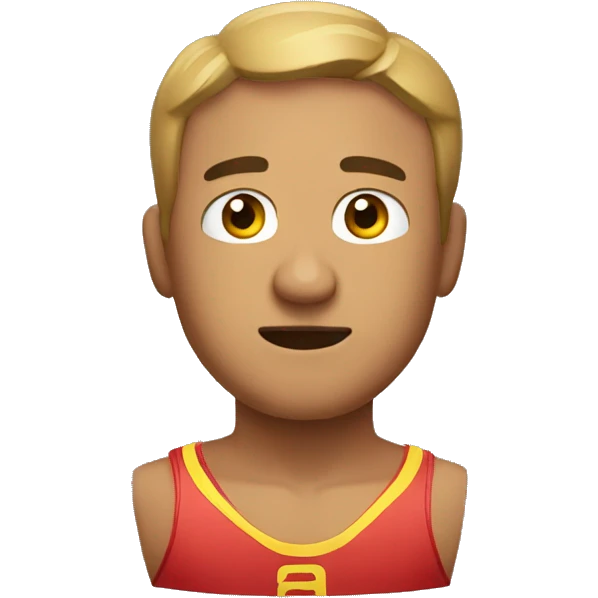 Boxeador sin cabello emoji