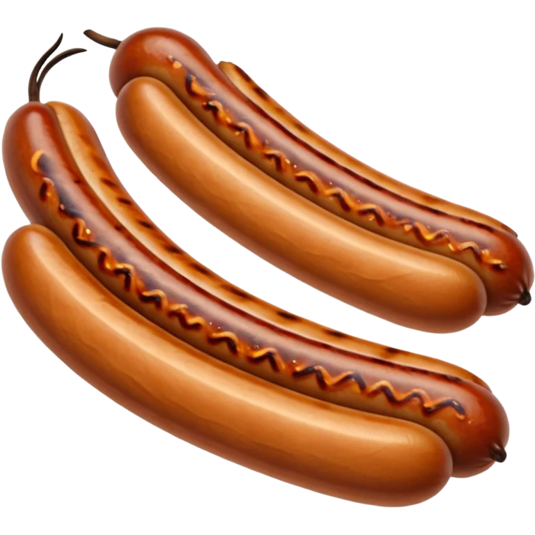 Grilled sausage emoji