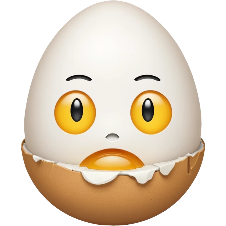 make a singular egg in a egg carton to represent isolation. make the egg have a sad expression like a sad face with tears. emoji