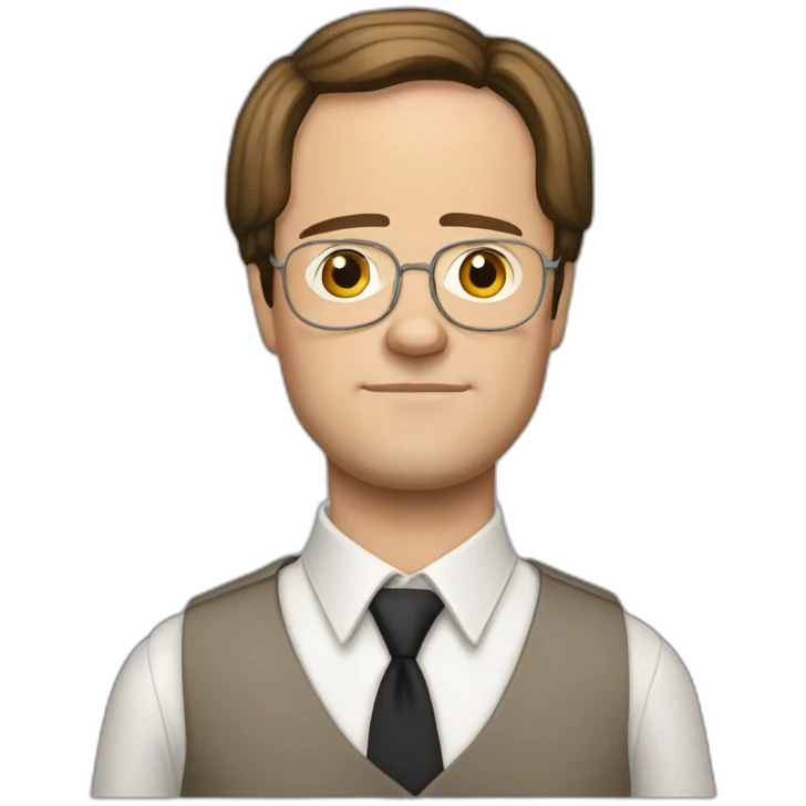 dwight schrute from the office series emoji