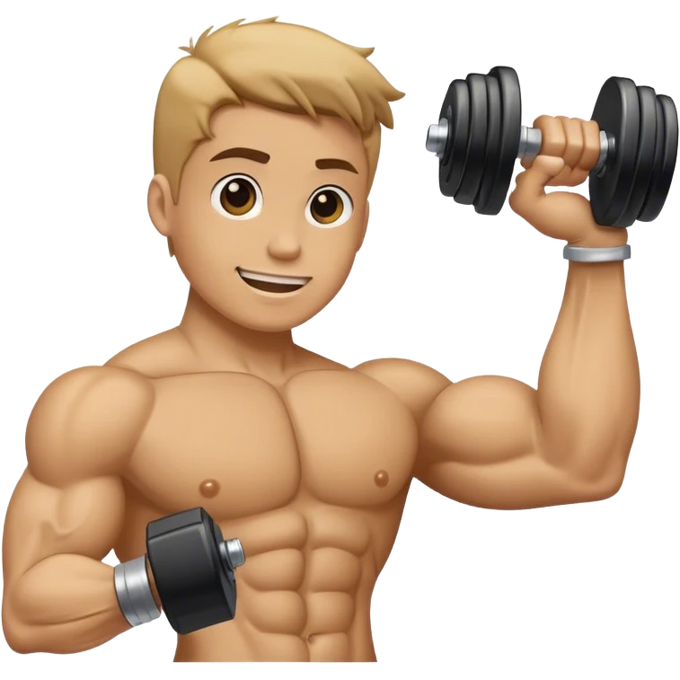 Flexed arm with a dumbbell  emoji