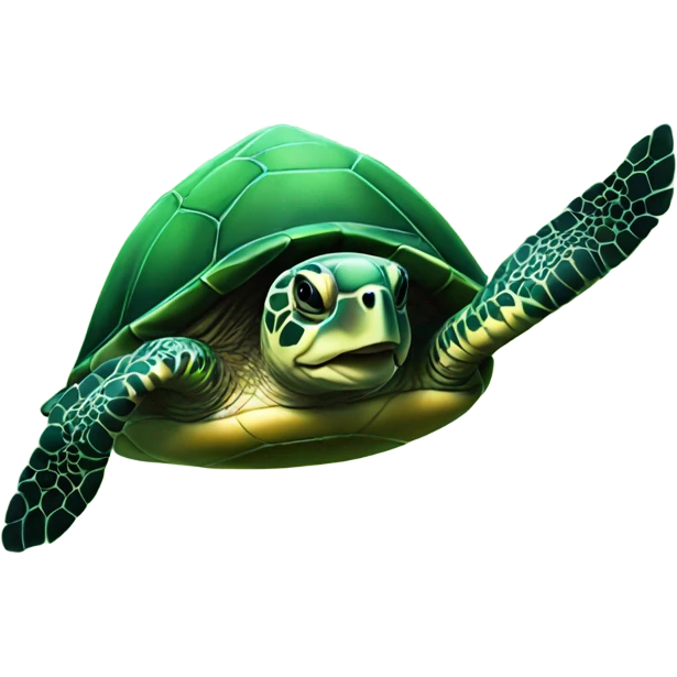 Turtle swimming  emoji