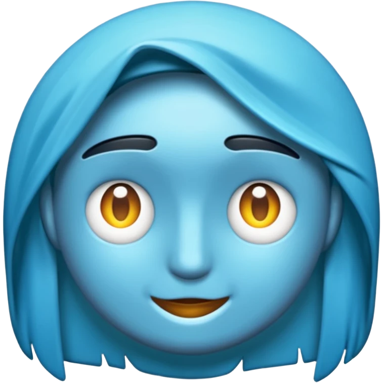 Mavi kalp emoji