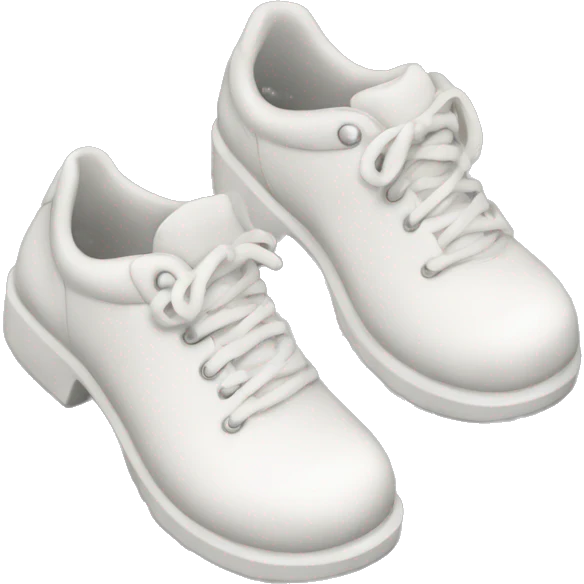 White chunky shoes emoji