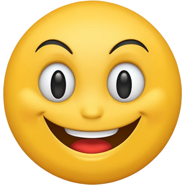 Classic Emoji making an evil smiling face emoji