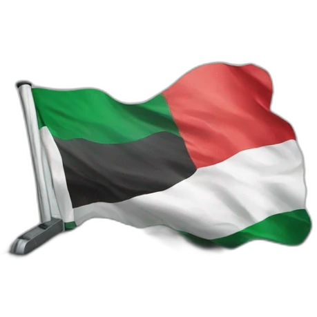 Palestine flag being stepped on emoji