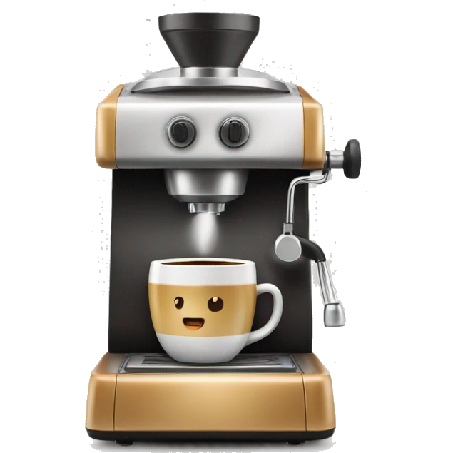 Kaffee Maschine Medaille  emoji