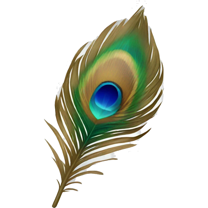 Peacock feather  emoji