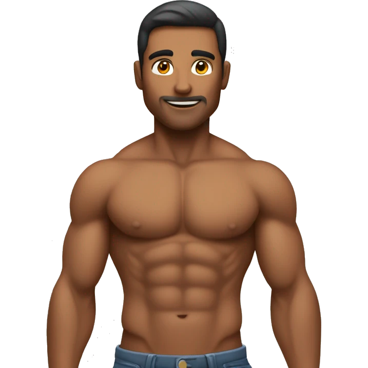 Men , body , body build, muscles ,  emoji