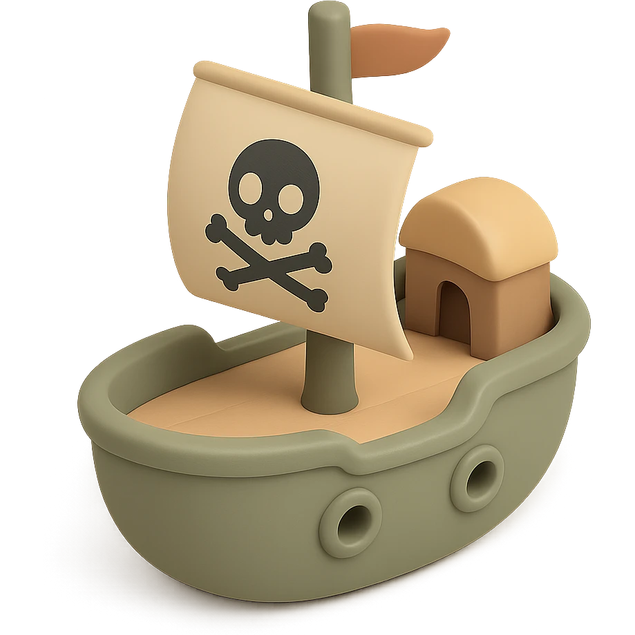 pirate ship emoji